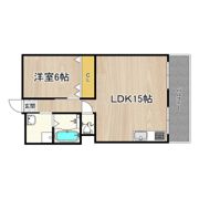 第1マンション寺直の間取り画像