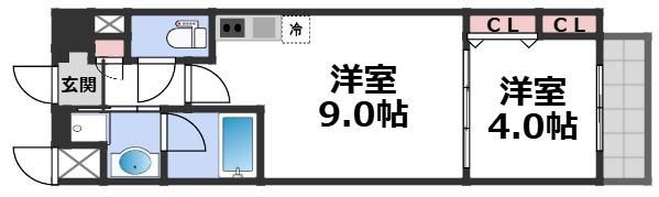 パーフェクトライフ京橋駅前の間取り画像