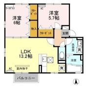 グランルージュの間取り画像