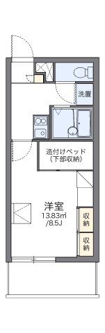 レオパレスかみはら通りの間取り画像
