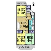 ヴァンベール新舞子の間取り画像