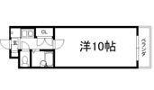 ピラーズ御所西の間取り画像