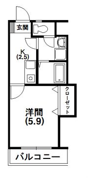 ホワイトコーポⅡの間取り画像