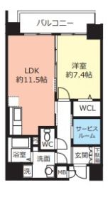 フォンセ ブランの間取り画像