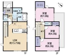 瓜内町戸建の間取り画像
