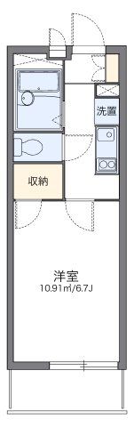 レオパレスヴィラ曽根Cの間取り画像
