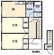 セブンス常松の間取り画像