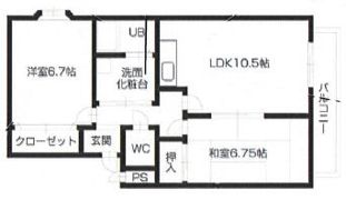 エルジュ Aの間取り画像