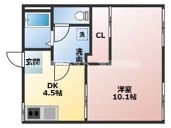 ベルドール膳所の間取り画像