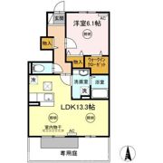 花水木 A棟の間取り画像