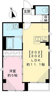 プラム二長町の間取り画像