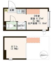 ハーモニーテラス春日町Ⅱの間取り画像