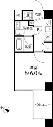 マーレ横浜白金の間取り画像