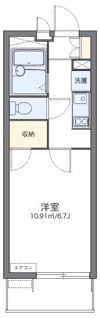 レオパレスグリーングラスの間取り画像