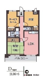 ヴィラフィオーレの間取り画像