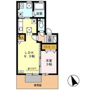 アバンウェル田中町 A棟の間取り画像