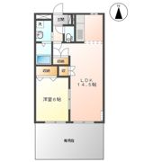 ティアラBの間取り画像