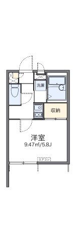 レオパレスきのした荘の間取り画像