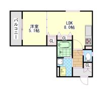 ラモーナ庄内栄町の間取り画像