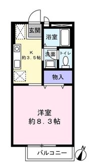 アンダンテ鉄 Cの間取り画像