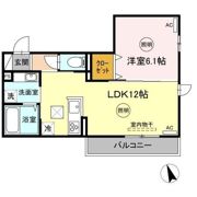 アパッショナート東浜の間取り画像