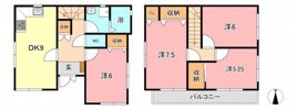 長瀬様戸建の間取り画像