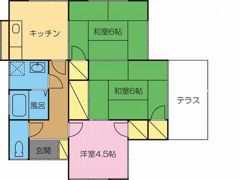 島田貸住宅の間取り画像