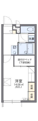 レオパレスNAGAMATIの間取り画像