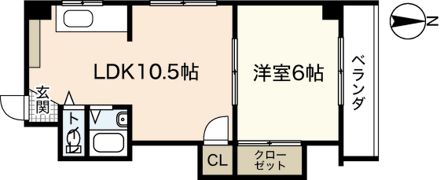 第5片山ビルの間取り画像