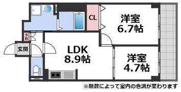 リアライズ今里南の間取り画像