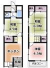 萱島桜園町テラスハウスの間取り画像