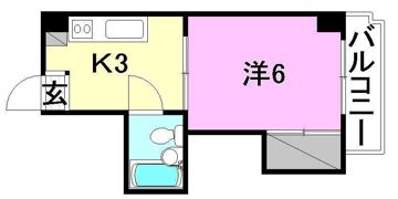 プロヴァンス桑原の間取り画像