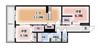 シャーメゾン寝屋川中央の間取り画像