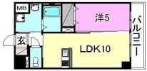 GARIREO VINGT‐CINQ TERRACEの間取り画像