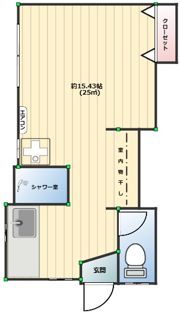 あけぼの荘の間取り画像