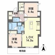 シャーメゾン大元の間取り画像