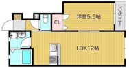 Calm福田の間取り画像