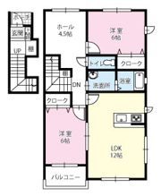 リアン・ラジュールAの間取り画像