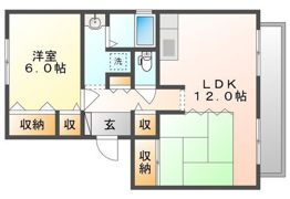 グランジュール津島 Bの間取り画像