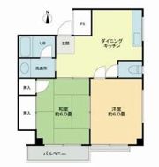 北町コーポ3号棟の間取り画像