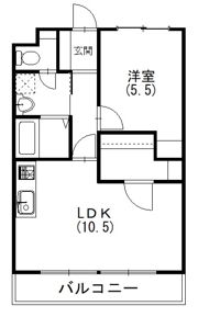マンション沖之苑の間取り画像