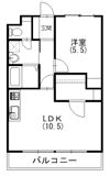 マンション沖之苑の間取り画像