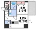 ブエナビスタ難波サウスタワーの間取り画像