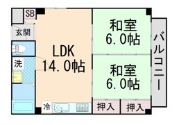 ハイツ24アイランドの間取り画像