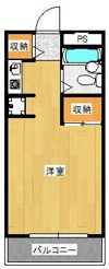 セントラルマンション武蔵野の間取り画像