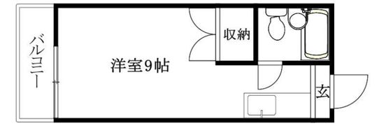 コーポ松下の間取り画像