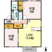 ルミエールD棟の間取り画像