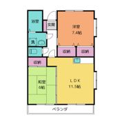 サウスパーク Sの間取り画像