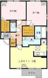 リビングタウン荒池 Dの間取り画像