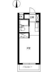スカイコート久我山の間取り画像